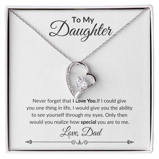 Forever Love Necklace | Daughter Love Dad